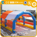 Newly inflatable football shooting games, inflatable soccer arch tent , football tunnel inflatable tent